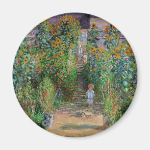 Imán Jardín Monet Vetheuil Impressionim Pintura