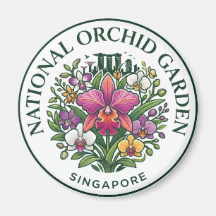 Imán Jardín Nacional de Orquídeas Singapur Singapur