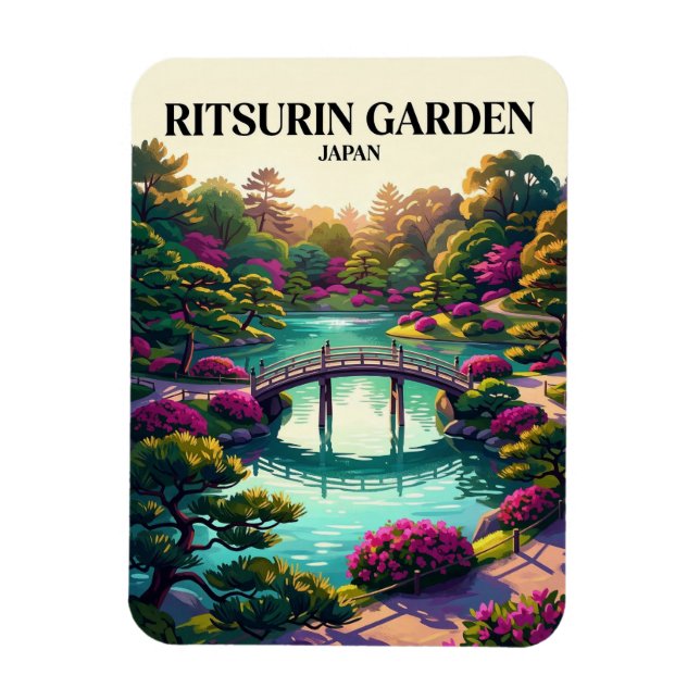 Imán Jardín Ritsurin Japón (Vertical)