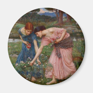 Imán Jardín Romántico Vintage Mujeres Pre-Rafaelitas