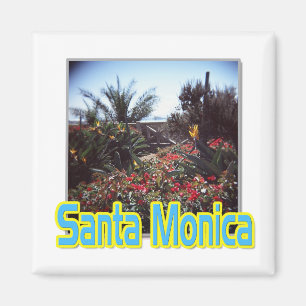 Imán "Jardín Santa Mónica"