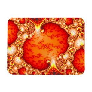 Imán Jardín volcánico - Arte fractal