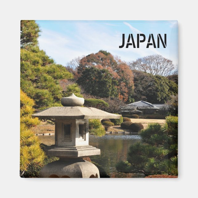 Imán Jardín zen en Tokio, Japón (Frente)