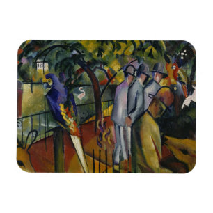 Imán Jardín zoológico I de August Macke el  