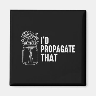 Imán Jardineros divertidos plantan hombres mujeres niña