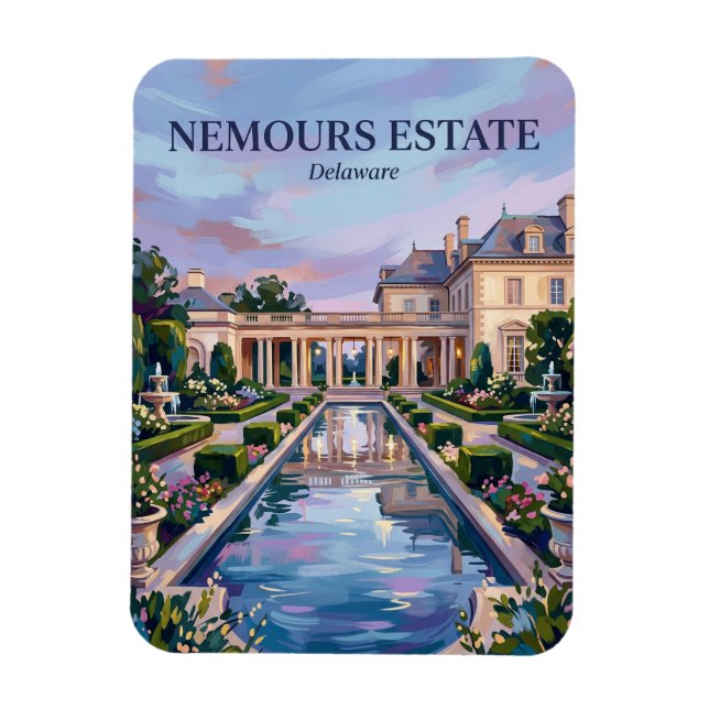Imán Jardines de la Finca Nemours EE. UU. (Vertical)