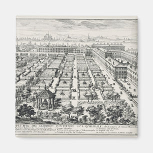 Imán Jardines del Quirinale, de 'Li Giardini di Rom