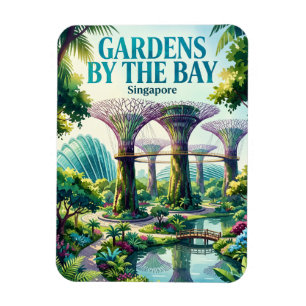 Imán Jardines junto a la Bahía Singapur Singapur