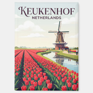 Imán Jardines Keukenhof Países Bajos