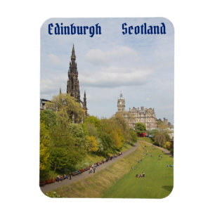 Imán Jardines Princes Street, Edimburgo, Escocia