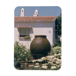 Imán Jarrón ornamental en jardín de flores, Lisboa Port