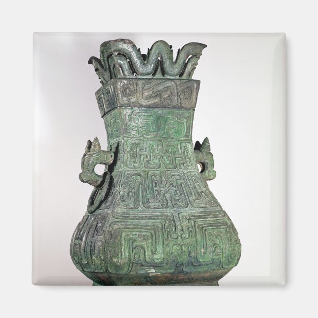 Imán Jarrón ritual "Hu", Chou Dynast (Frente)