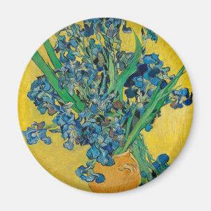 Imán Jarrón Van Gogh con Iris Clasicismo Impresionista