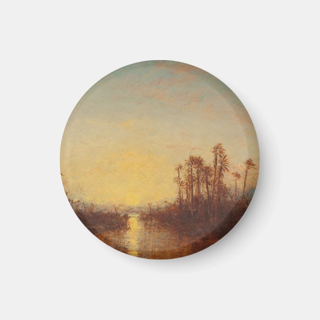 Imán Jartum, Coucher De Soleil - Félix Ziem (Frente)