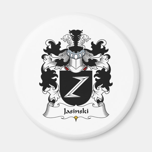 Imán Jasinski Family Crest (Frente)