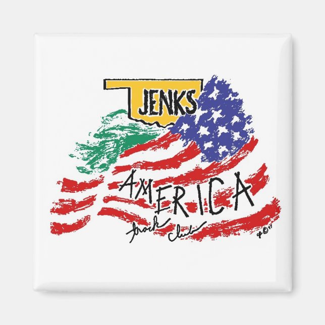 imán JATC, cuadrado (Frente)