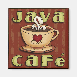 Imán Java Cafe