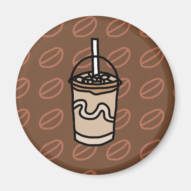 Imán Java Junction Iced Latte Magnet (Frente)
