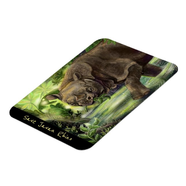 Imán Javan Rhino Art (Lado Izquierdo)