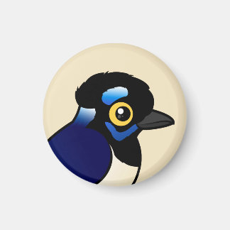 Imán Jay Birdorable de crema aguda