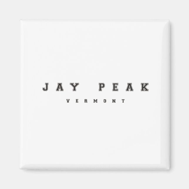 Imán Jay Peak Vermont (Frente)