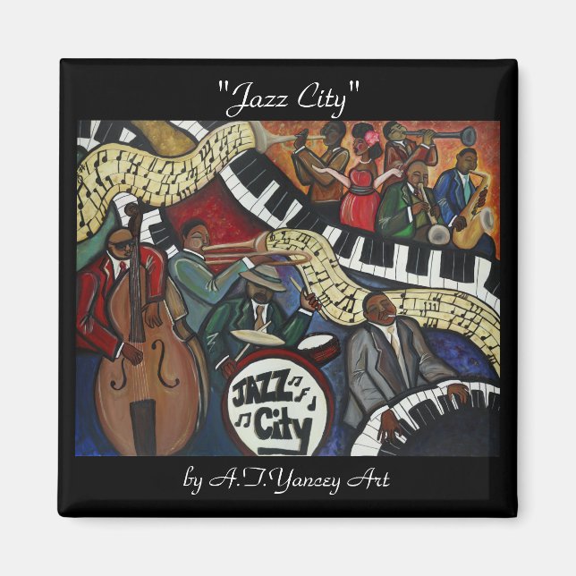 Imán Jazz City Magnet (Frente)