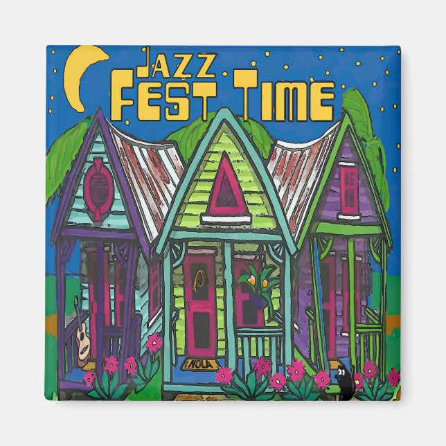 Imán Jazz Fest Time Houses (Frente)