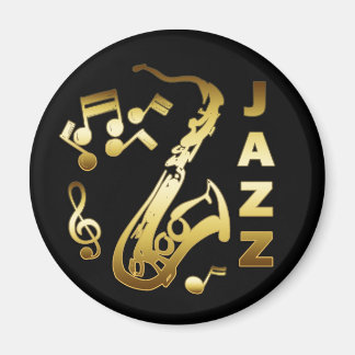 IMÁN JAZZ NEGRO Y ORO