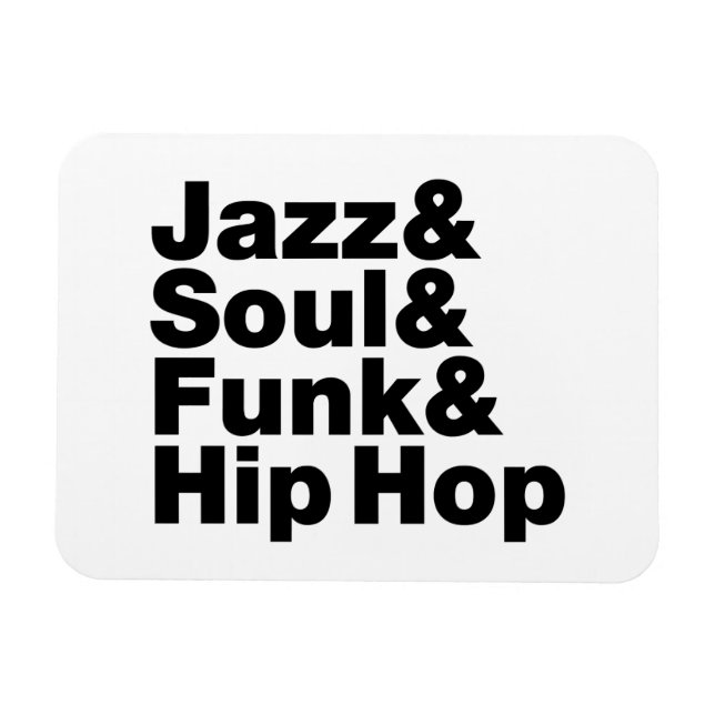 Imán Jazz y Soul y Funk & Hip Hop (Horizontal)