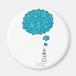 Imán Je reve de Bretagne