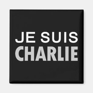 Imán JE SUIS CHARLIE - pueblo de unidad nacional