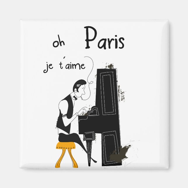 Imán je t'aime Paris (Frente)
