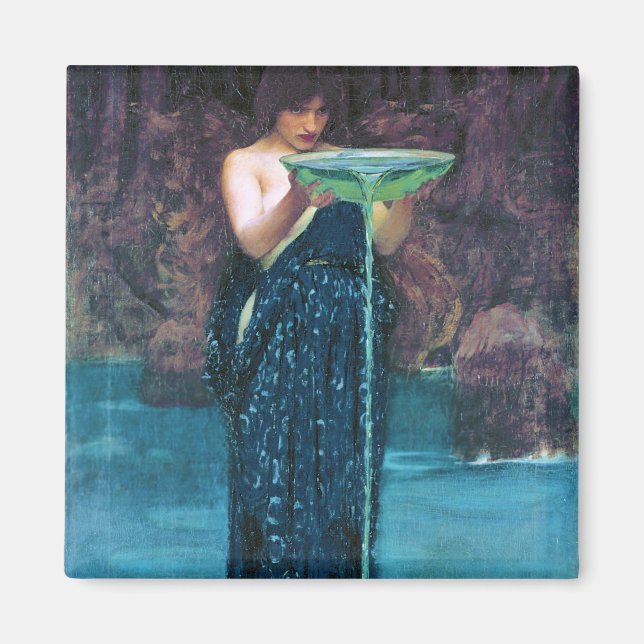 Imán Jealous Circe, John William Waterhouse (Frente)