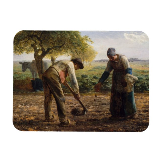 Imán Jean-Francois Millet - Planeadores de Papa (Horizontal)