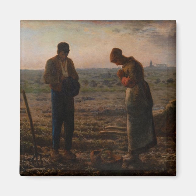 Imán Jean-Francois Millet - The Angelus (Frente)