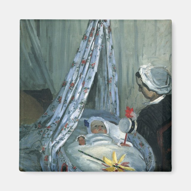 Imán Jean Monet en su cuna por Claude Monet (Frente)