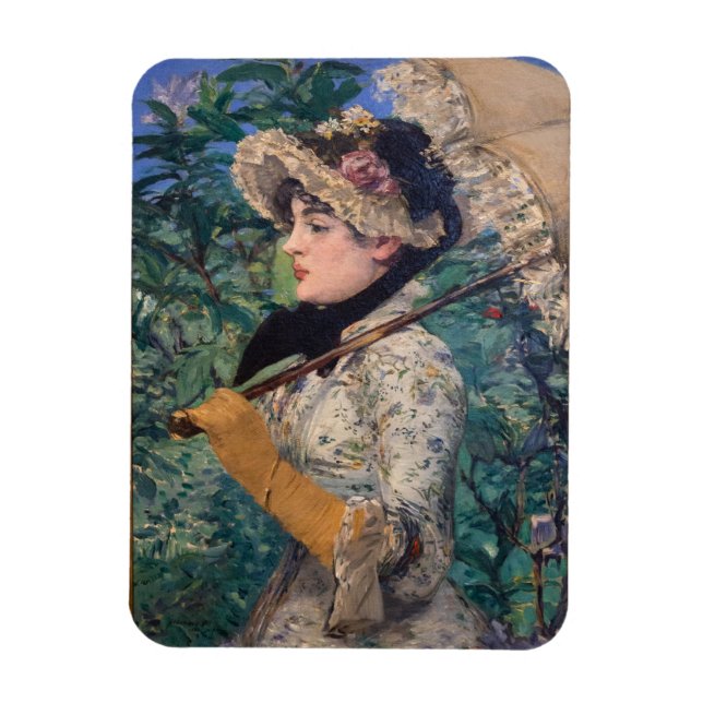Imán Jeanne (Primavera) De Édouard Manet (Vertical)