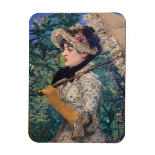 Imán Jeanne (Primavera) Por Édouard Manet