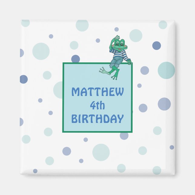 Imán Jeans con rana (Frente)