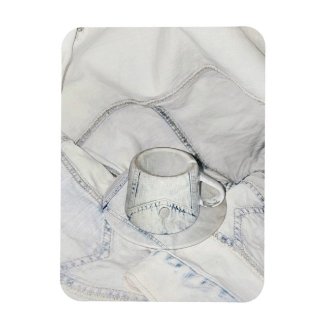 Imán Jeans de la Copa Art Denim (Vertical)