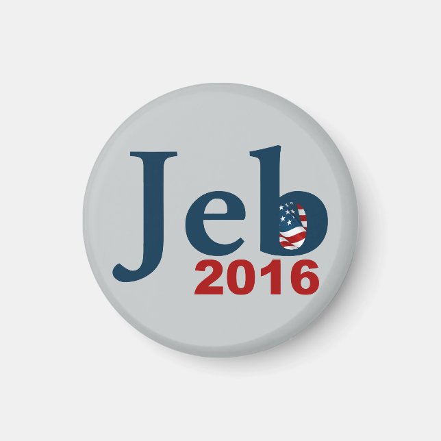 Imán Jeb Bush 2016 (Frente)