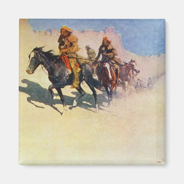 Imán Jedediah Smith cruzando el desierto (Frente)