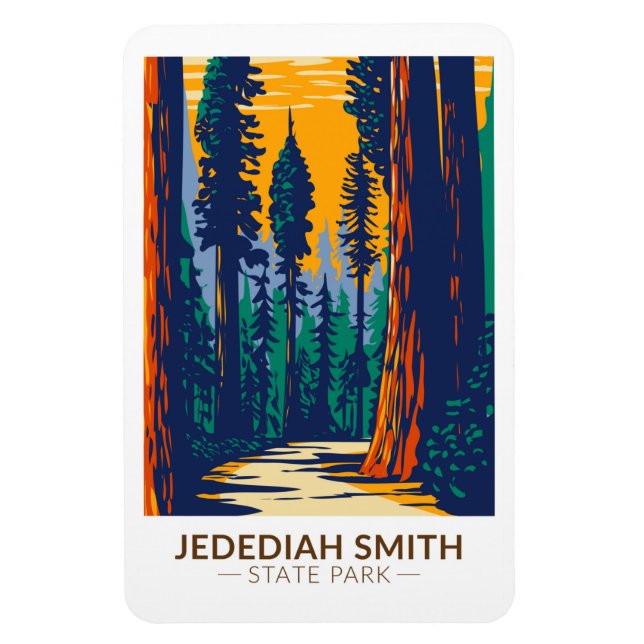 Imán Jedediah Smith Redwoods State Park California (Vertical)