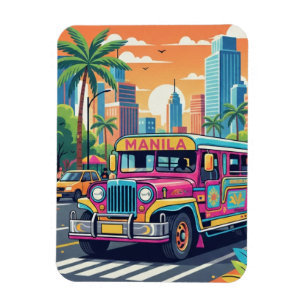 Imán Jeepney en Manila Filipinas Viajes