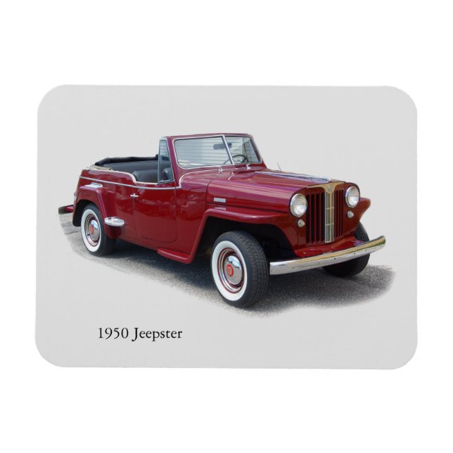 imán Jeepster de 1950 (Horizontal)