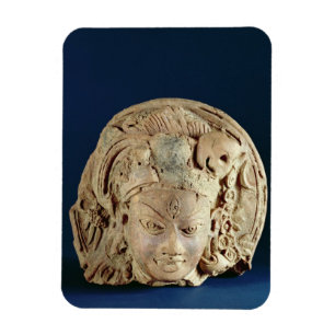 Imán Jefe de Ardhanarisvara, Newal, Unnao (terracota)