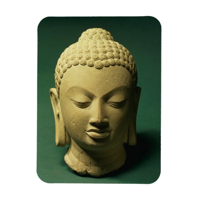 Imán Jefe de Buda, Sarnath (arenisca) (Vertical)