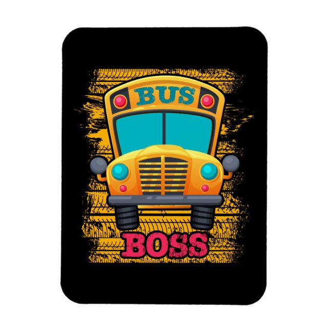 Imán Jefe de bus - Apreciación del conductor de autobús (Vertical)