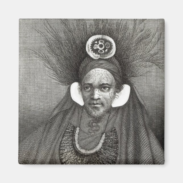 Imán Jefe de St.Christina, ilustracion de (Frente)