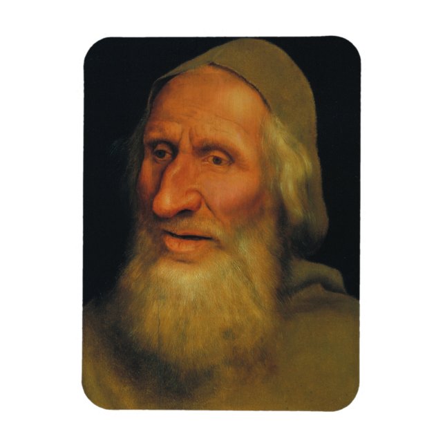 Imán Jefe de un anciano (por Quentin Metsys) (Vertical)